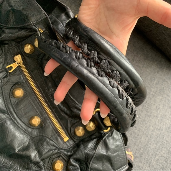 SOLD! Authentic Balenciaga City Bag x gold hardware x vintage - Picture 8 of 12